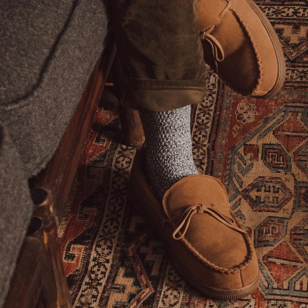 Muk Luks Men's Suede Moccasin Slippers